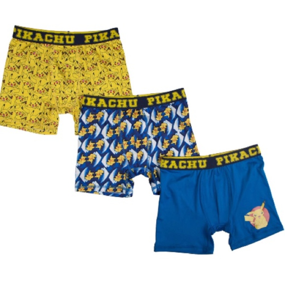Pokémon boys boxer briefs NEW 3 pack 148